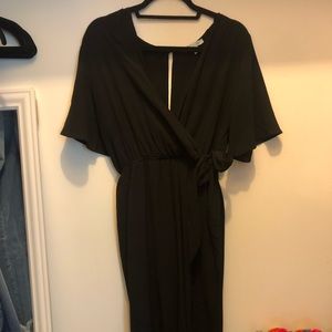 She and Sky Wrap Midi Jumpsuit